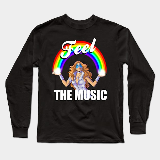 Dazzler, Feel the Music Long Sleeve T-Shirt by sergetowers80